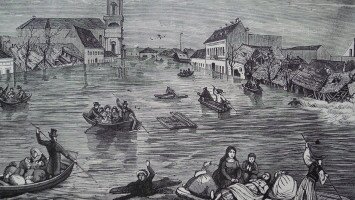 1838 - amíg elérte Pestet az árvíz