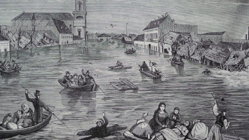 1838 - amíg elérte Pestet az árvíz