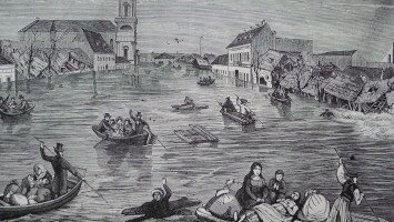 1838 - amíg elérte Pestet az árvíz
