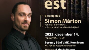 Irodalmi est Simon Mártonnal