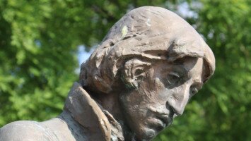 Statue of Csokonai Vitéz Mihály - Hungarian poet