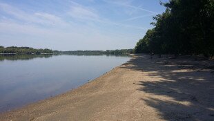 The nature park in Kravany nad Dunajom