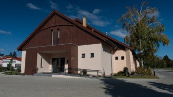 The riding hall