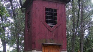 The wooden belfry